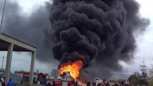 Sanayi Sitesinde Yangın Çıktı 