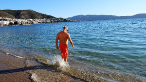 Türkiye’de kar çilesi, Bodrum’da deniz keyfi
