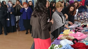 El emeği göz nuru örgüler Halep’e gidecek
