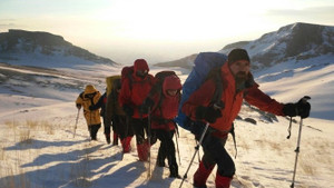 Patika Doğa Sporlar Kulübü Başet Dağı kış tırmanışı
