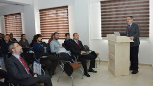 Deneysel Tıp’ta ilk ders Rektör Şahin’den
