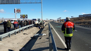 Kayseri’de feci kaza: 2 ölü, 10 yaralı
