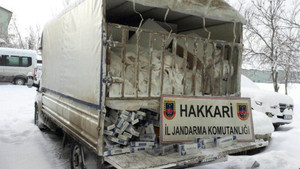 Hakkari’de 75 bin paket kaçak sigara ele geçirildi
