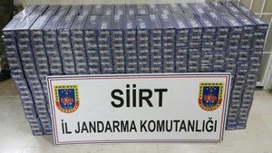 Siirt’te 31 bin paket kaçak sigara ele geçirildi
