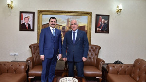Vali Tuna Şanlıurfa’ya atanan İl Milli Eğitim Müdürünü kabul etti
