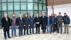 Başkanlar akıllı binayı gezdi

