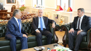 Vali Süleyman Kamçı, Başkan Büyükkılıç’tan Tarihi Mekanların Onarımı Konusunda Bilgi Aldı
