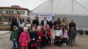 Gölbaşı’da minik eller toprakla buluştu

