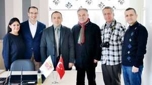 Gazeteciler Kaymakam Sözer’e Mudanya’yı anlattı
