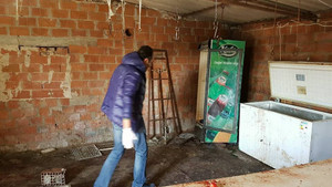 Söke’de işlenmiş 200 kilo kaçak domuz eti yakalandı
