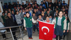 Polisten öğrencilere ziyaret

