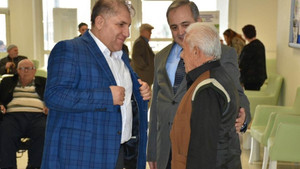 Kaymakamdan huzurevi sakinlerine ziyaret
