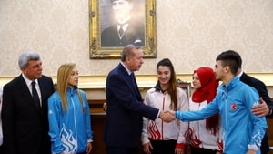 Cumhurbaşkanı Erdoğan, Darıcalı Şamdan’ı tebrik etti

