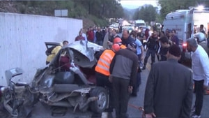 Taşhan'da trafik kazası