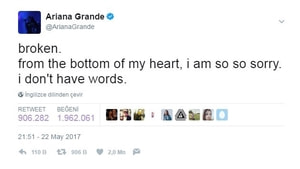 ABD’li şarkıcı Grande’den saldırıya ilişkin açıklama: 