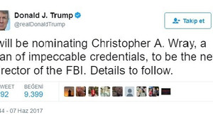 ABD Başkanı Trump, FBI direktörü adayını açıkladı
