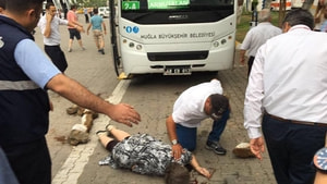 SON DAKİKA-Marmaris Otogarı'nda feci kaza