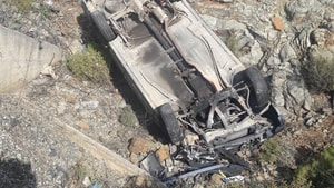 Asparan'da trafik kazası