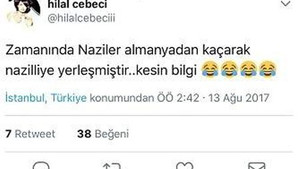 Hilal Cebeci’den tepki çeken Nazilli paylaşımı
