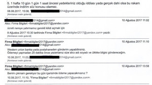 Şifre karşılığı bin 500 Euro talep etti