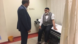 Başkan Toltar hasta ziyaretleri gerçekleştirdi
