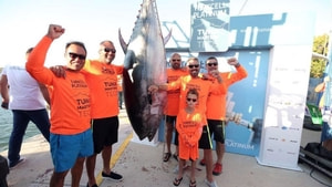 Uluslararası Balıkçılık Turnuvası’nda 295 kiloluk dev balık
