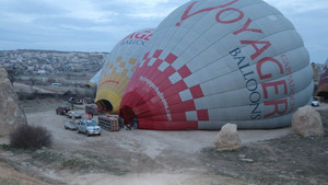 Kapadokya’da balon uçuşları iptal edildi