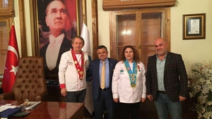 Aşçılar Federasyonu Başkan Yardımcısı Türkoğlu’ndan Başkan Yağcı’ya ziyaret

