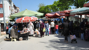 Bozüyük halk pazarında son gün
