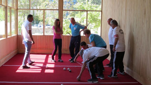 Yetişkin gençlerin bocce turnuvası başladı
