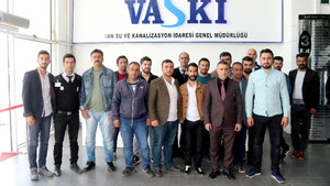 VASKİ’de kadroya geçen işçilerden teşekkür
