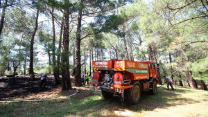 Kazdağlarında orman yangını söndürüldü
