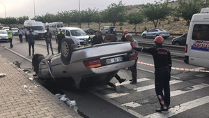 Şanlıurfa’da otomobil devrildi: 7 yaralı
