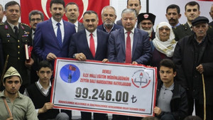 Türk Silahlı Kuvvetleri Güçlendirme Vakfı’ndan Develi İlçe Milli Eğitim Müdürlüğü’ne Altın Madalya Beratı
