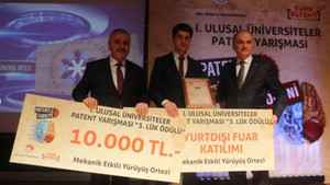 Erzurum Teknik Üniversitesi’ne patent ödülü
