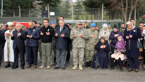 Şehit asker için Hakkari’de tören düzenlendi
