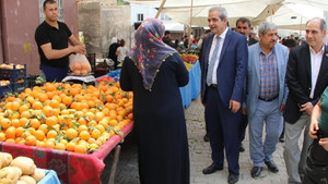 Demirkol Yavuz Selim Mahallesinde esnafla buluştu
