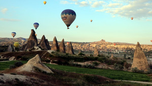 Kapadokya’da balon turları iptal oldu