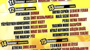 Kuşadası Gençlik festivali 11 Temmuz’da Sevgi Plajı’nda başlıyor
