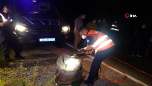 Pınar'ın cansız bedeni bu varilin içerisinden çıktı! Özel aparatlar kullanıldı