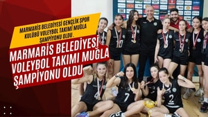 Marmaris Belediyesi Gençlik Spor Kulübü Voleybol takımı Muğla Şampiyonu oldu. 