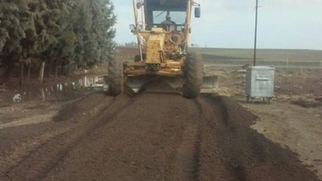 Marmaraereğlisi’nde yol yapım çalışmaları
