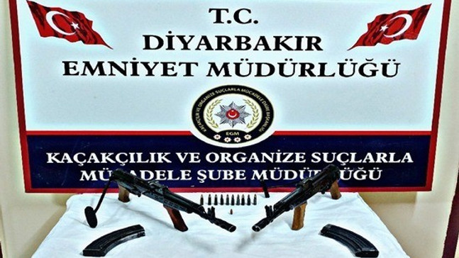 Diyarbakır merkezli 3 ilde silah kaçakçılığı operasyonu: 7 gözaltı