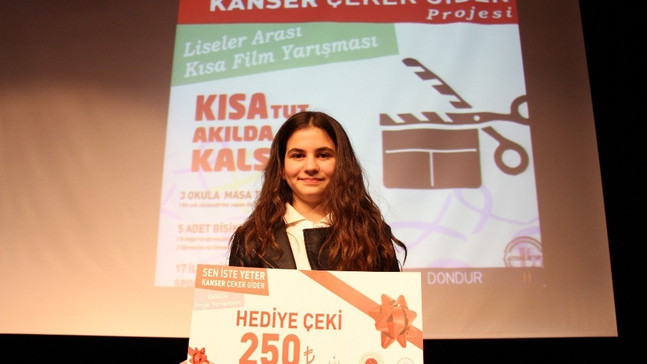 Liseliler kansere karşı 168 kısa film çekti