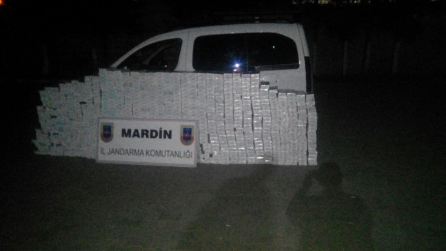 14 bin 600 paket kaçak sigara ele geçirildi