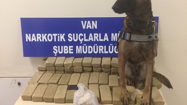 34 kilo 387 gram eroin ele geçirildi