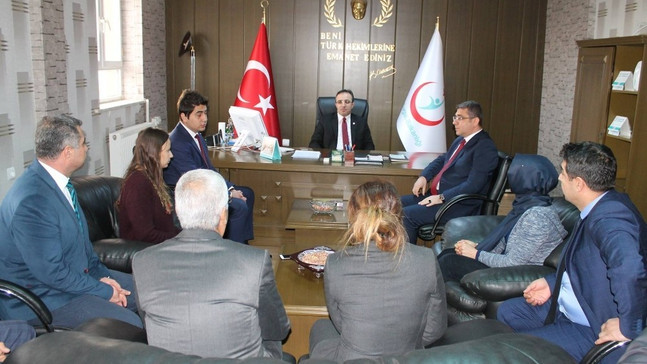 Vali Çataklı, İl Sağlık Müdürlüğü’nü ziyaret etti
