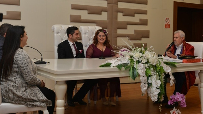 Sevgililer Günü’nde Nilüfer’de “evet” dediler
