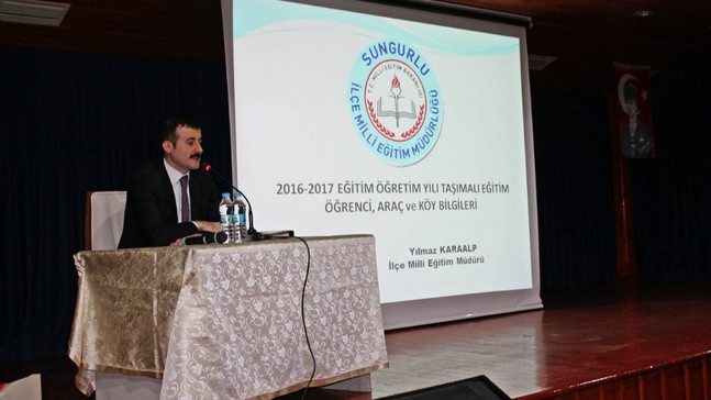 Kaymakam Gözen, Okul Servis Şoförleriyle Toplantı Yaptı
