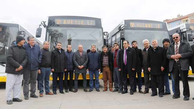 Karaman’da yeni 10 halk otobüsü törenle hizmete başladı
